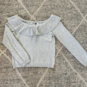 H&M Cropped Off the Shoulder Sweater